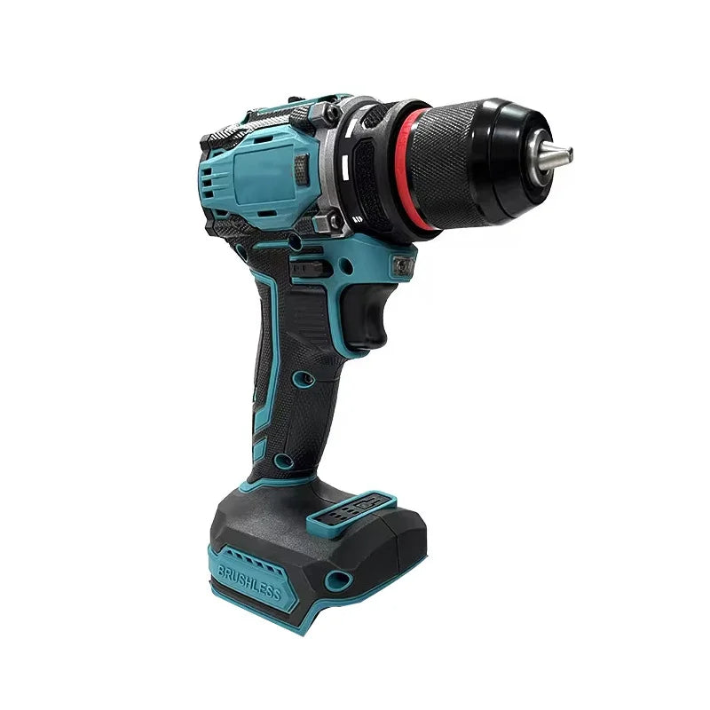 10mm 100N.m Brushless Electric Impact Drill 2 Variable Speed Cordless Screwdriver Drilling Power Tool for Makita 18V Battery