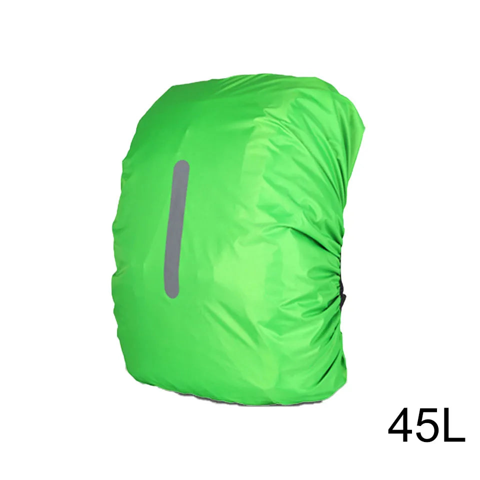 KoKossi 20L-80L Backpack Rain Cover Mountain Climbing Reflective Outdoor Waterproof Bag Camping Hiking Bag Dust Cover Woman Men