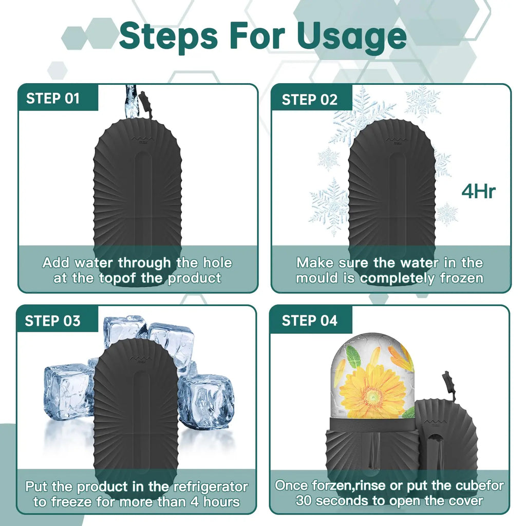 Cryo Glow Ice Roller & Gua Sha Set – Facial Lift, Sculpt & Skin Refresh Tool (1/2/3PCS)
